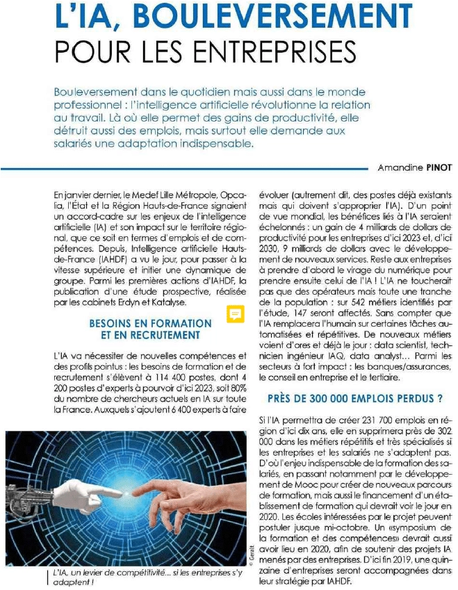 art La Gazette-IA Intelligence Artificielle
